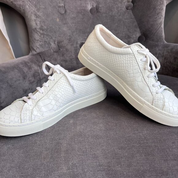 Axel Arigato White Croc Embossed Clean 90 Sneakers – Size 6.5 - Picture 5 of 10